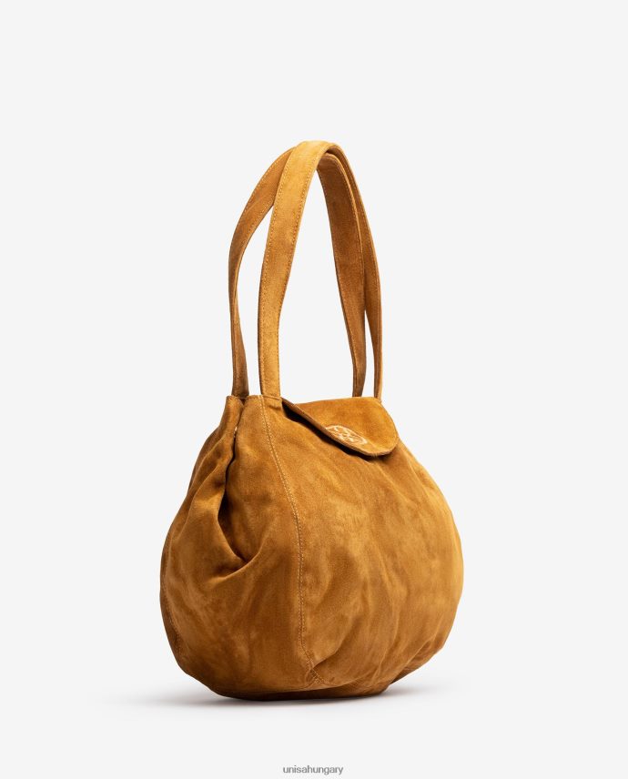 Unisa nagyméretű velúr kézitáska nők J4PJX01107 barna