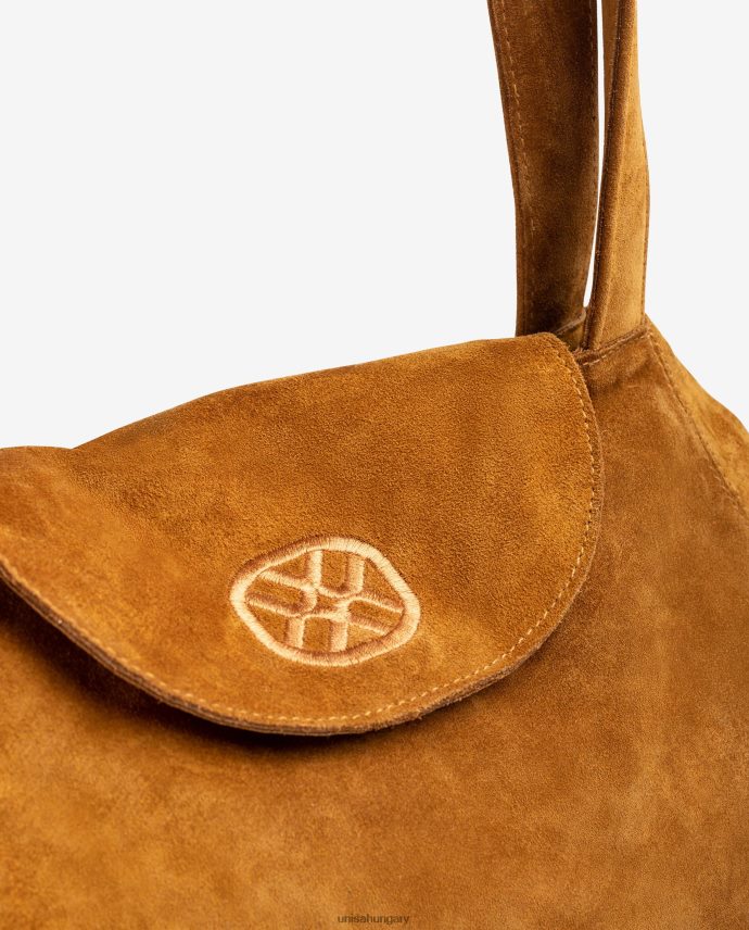 Unisa nagyméretű velúr kézitáska nők J4PJX01107 barna