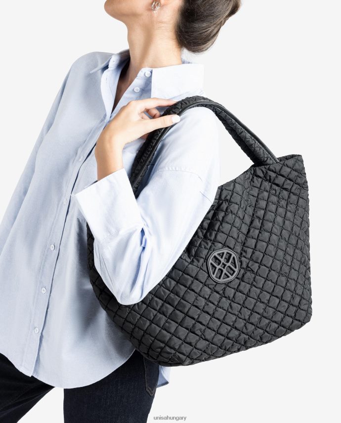 Unisa steppelt anyagból készült nagy táska nők J4PJX01134 fekete