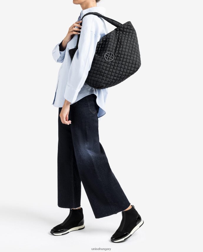 Unisa steppelt anyagból készült nagy táska nők J4PJX01134 fekete