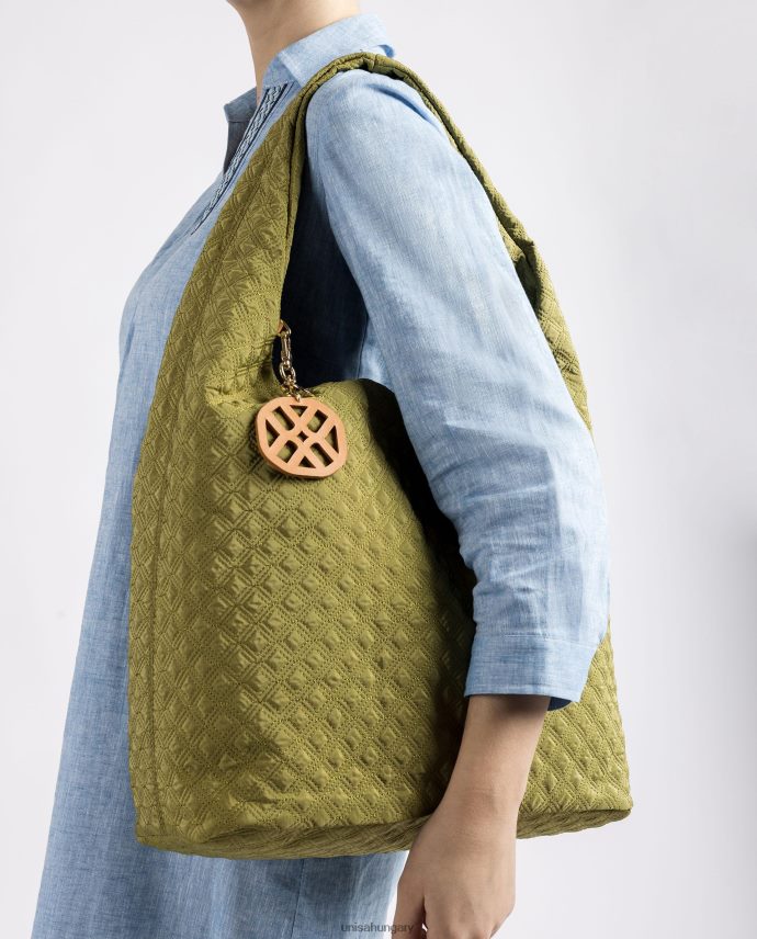 Unisa steppelt fluoreszkáló kézitáska nők J4PJX01141 zöld