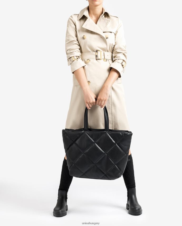 Unisa steppelt hatású kézitáska nők J4PJX01133 fekete