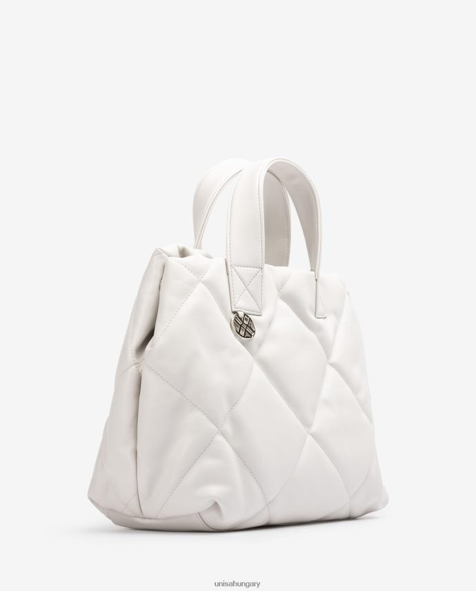 Unisa steppelt hatású kézitáska nők J4PJX01150 fehér