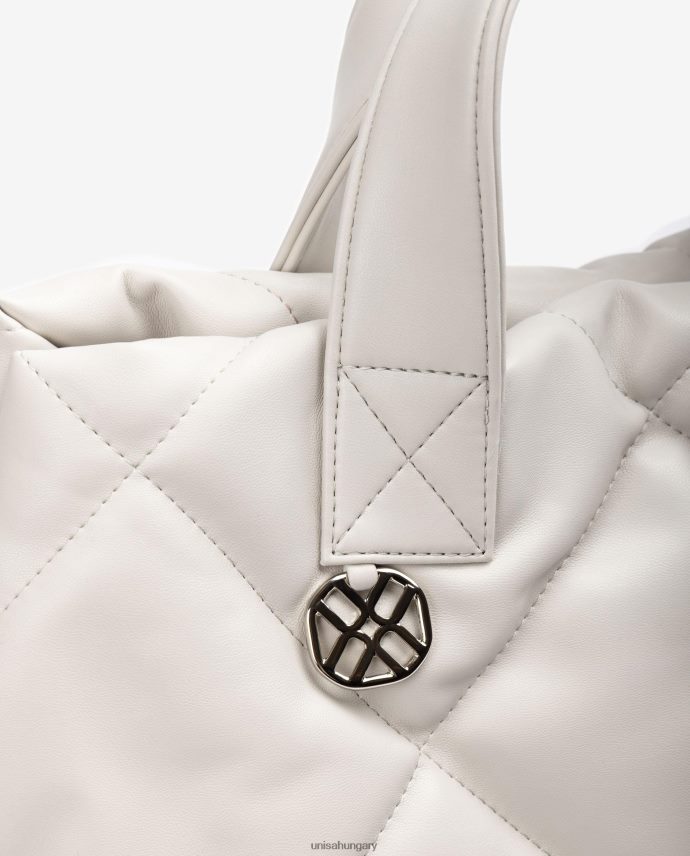 Unisa steppelt hatású kézitáska nők J4PJX01150 fehér