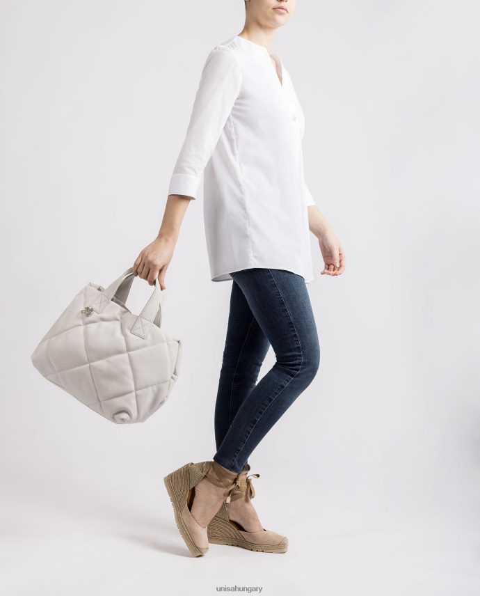 Unisa steppelt hatású kézitáska nők J4PJX01150 fehér