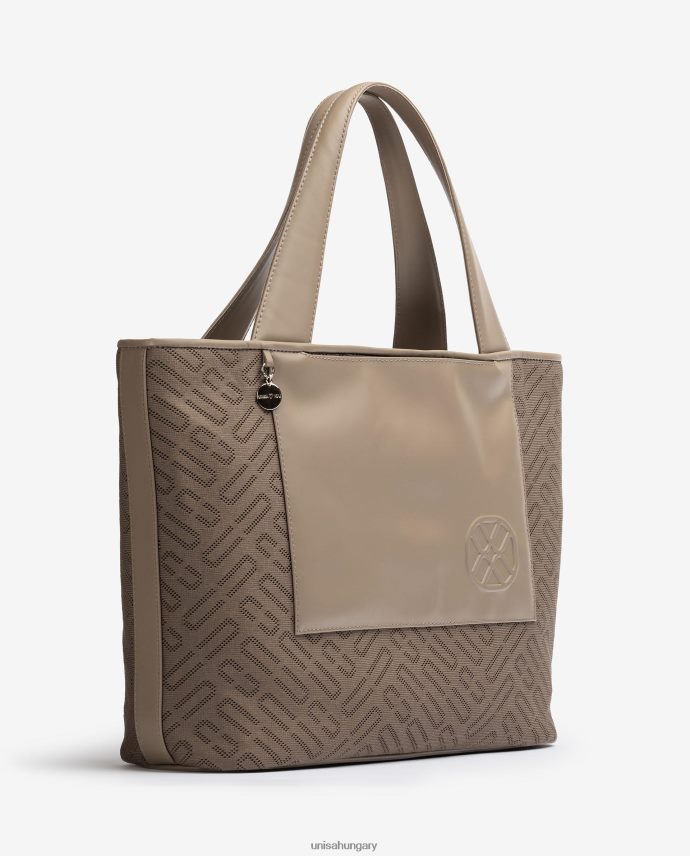 Unisa szövet vásárlótáska nők J4PJX01137 barna
