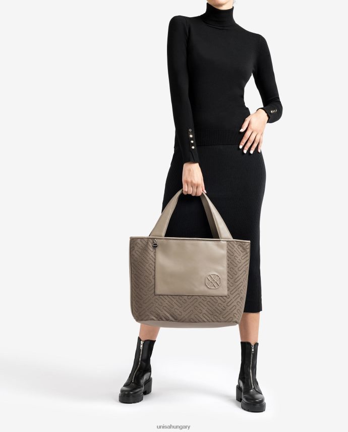 Unisa szövet vásárlótáska nők J4PJX01137 barna