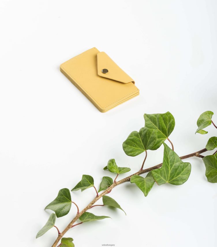 Unisa bőr kártyatartó színű nők J4PJX01238 sárga