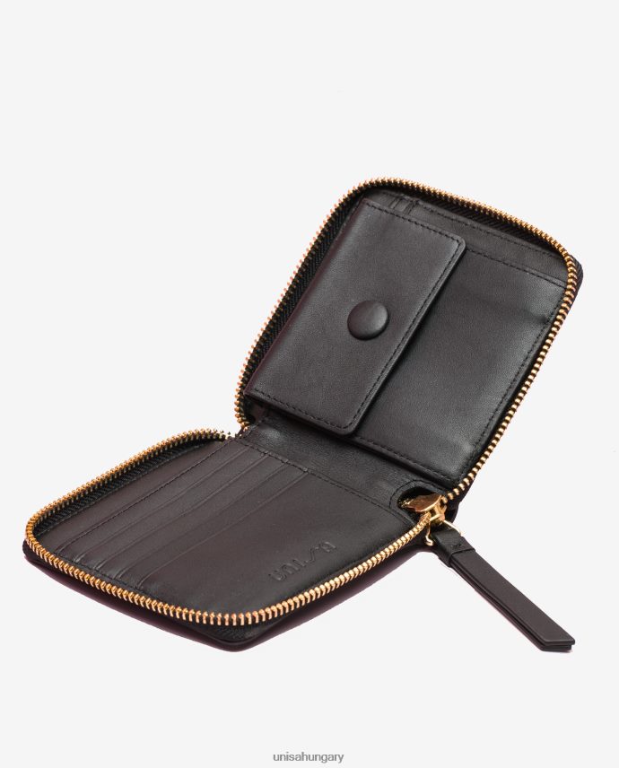 Unisa bőr pénztárca cipzárral nők J4PJX01233 fekete