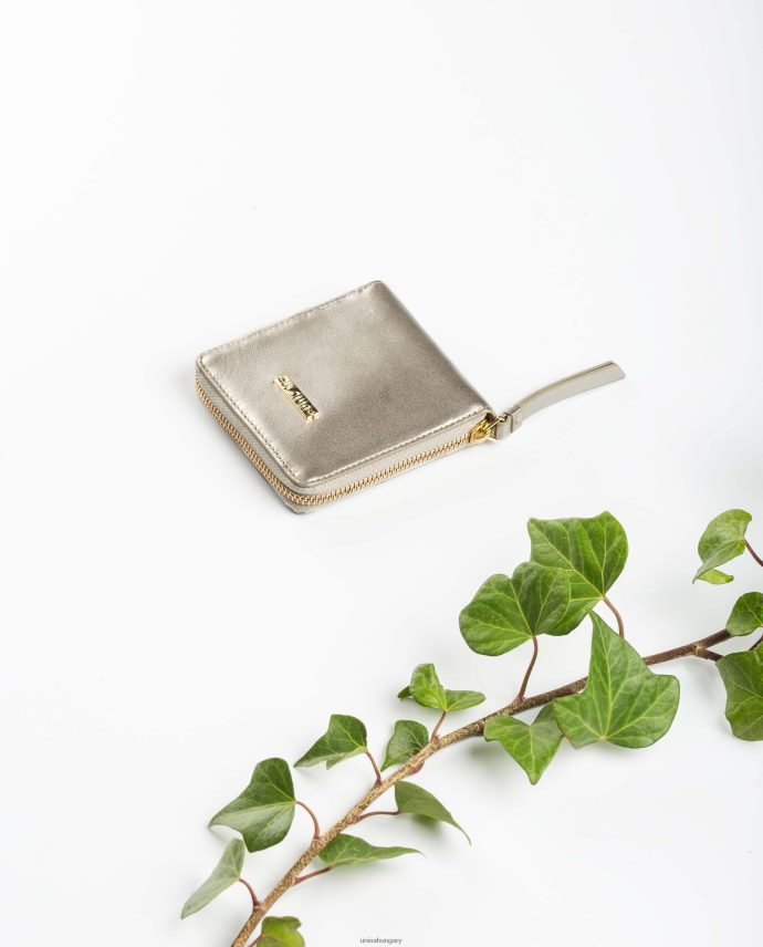 Unisa bőr pénztárca cipzárral nők J4PJX01234 Arany