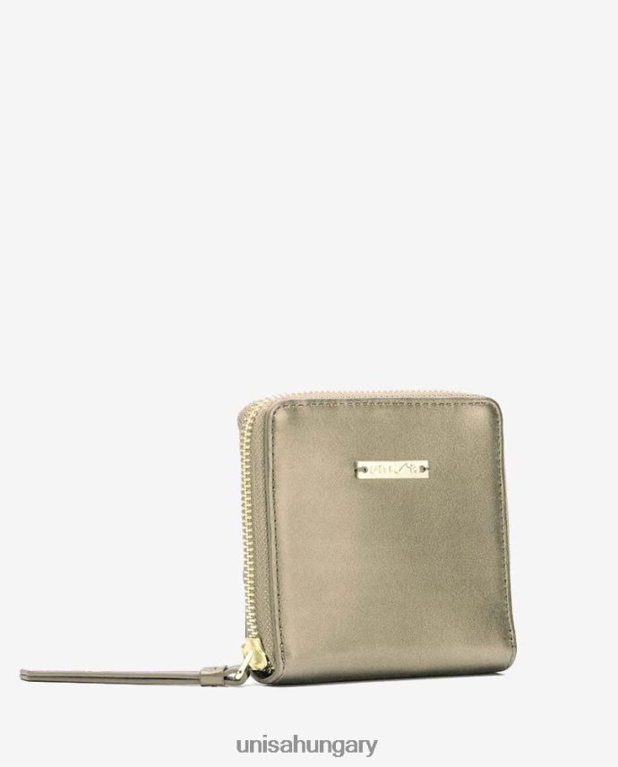 Unisa bőr pénztárca cipzárral nők J4PJX01234 Arany