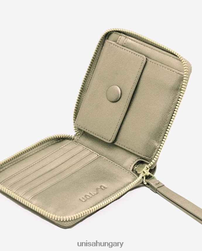 Unisa bőr pénztárca cipzárral nők J4PJX01234 Arany