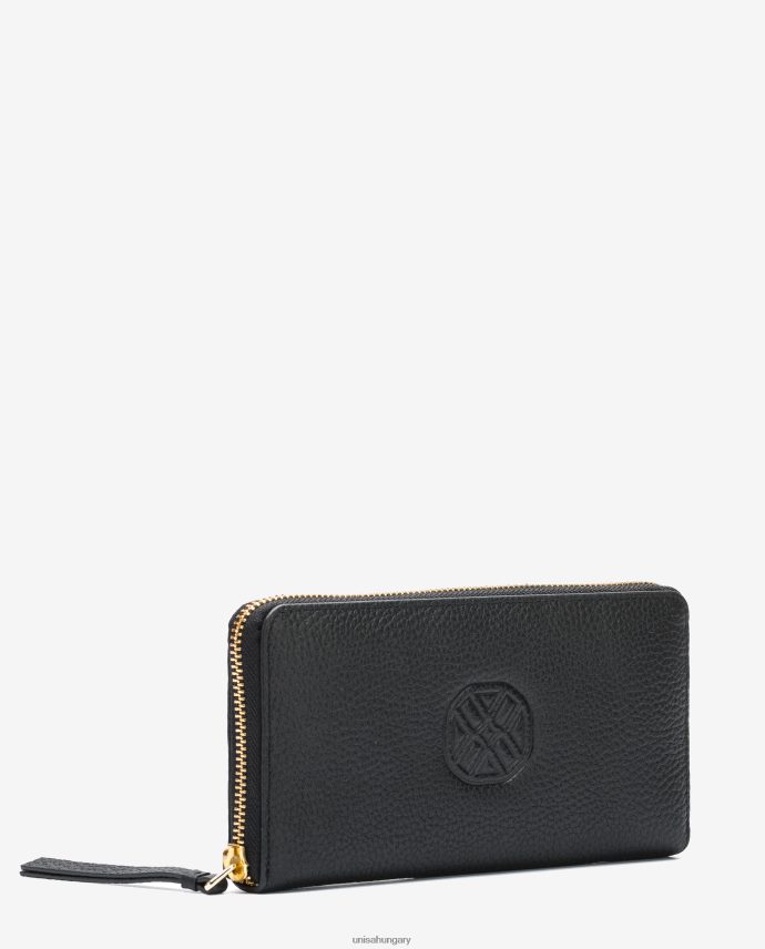 Unisa vékony pénztárca monogram nők J4PJX01231 fekete