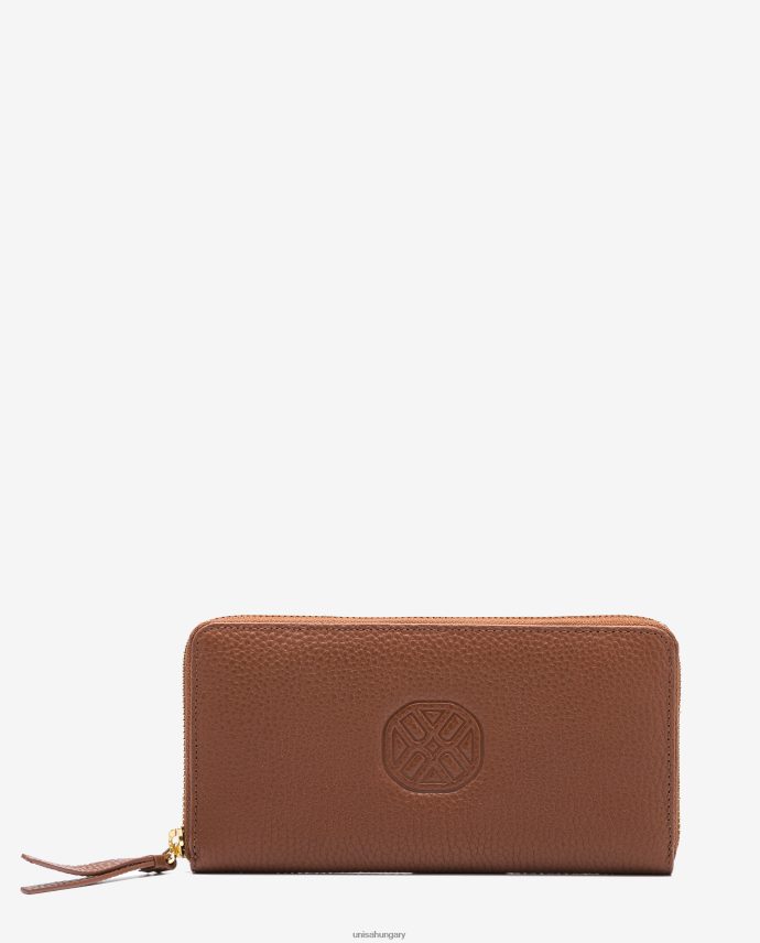 Unisa vékony pénztárca monogram nők J4PJX01232 barna