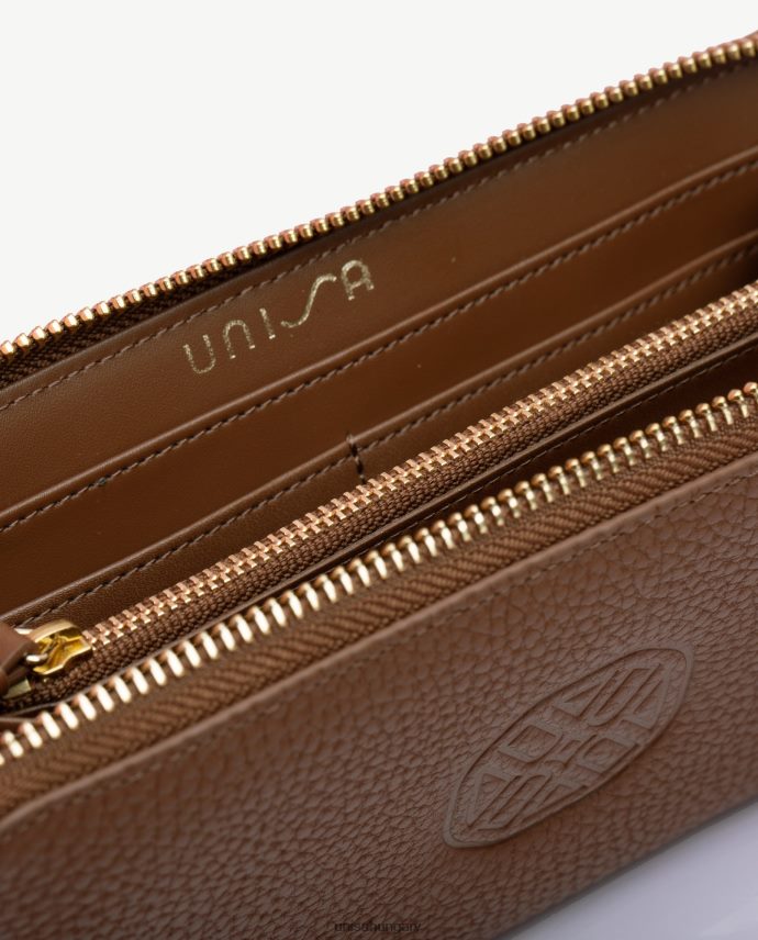Unisa vékony pénztárca monogram nők J4PJX01232 barna